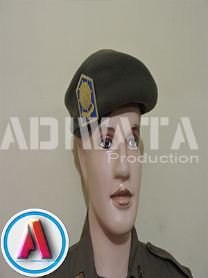 setelan atribut satpol pp baret